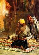 unknow artist Arab or Arabic people and life. Orientalism oil paintings  524 oil on canvas